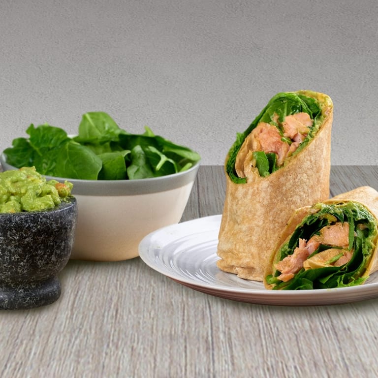 Salmon Wrap Delight